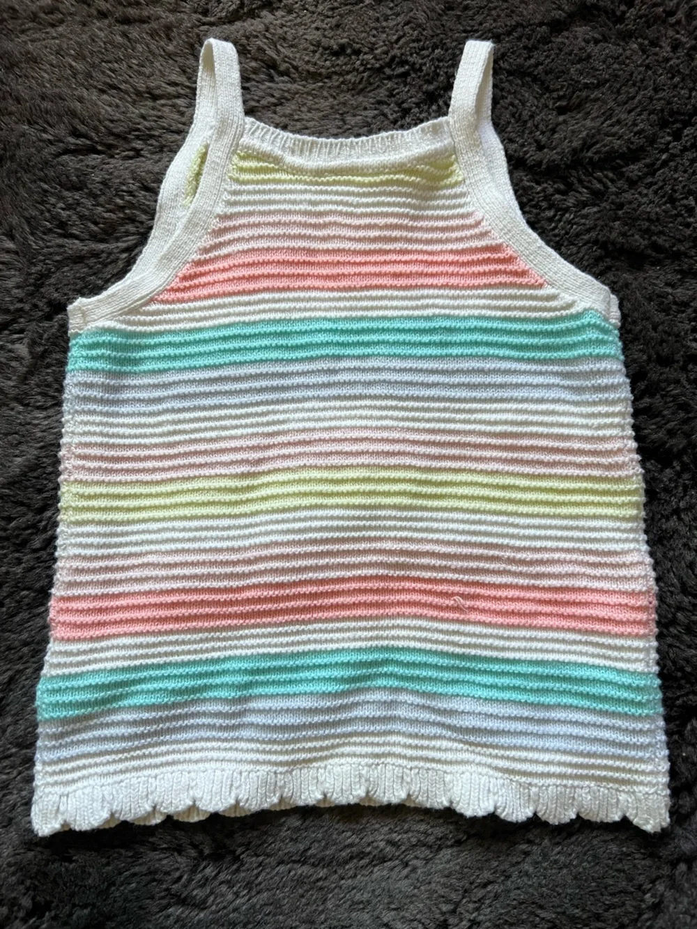 OshKosh B'gosh Crochet Summer Tank Top Size 6X